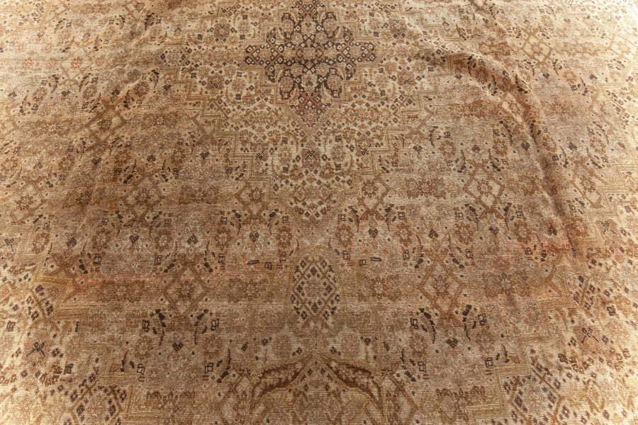 Antique Persian Tabriz Handmade Wool Carpet BB5560