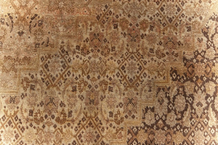 Antique Persian Tabriz Handmade Wool Carpet BB5560