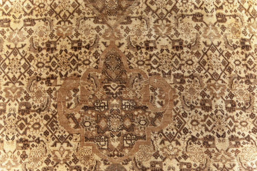 Antique Persian Tabriz Hand Knotted Wool Rug BB5561