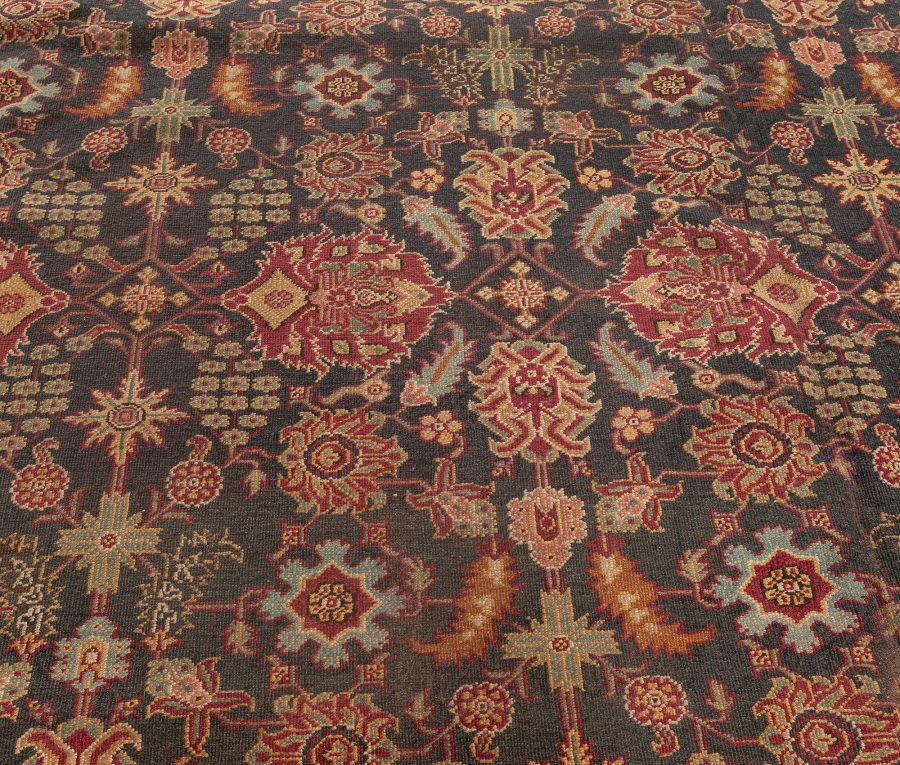 Antique Indian Amritsar Handmade Wool Rug BB5564