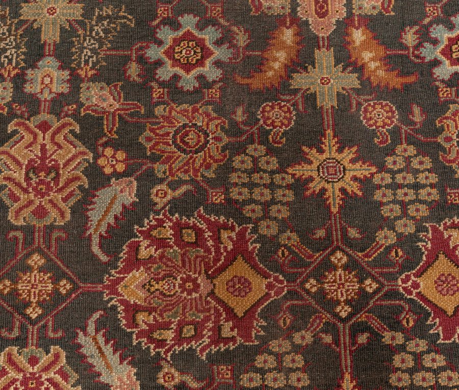 Antique Indian Amritsar Handmade Wool Rug BB5564