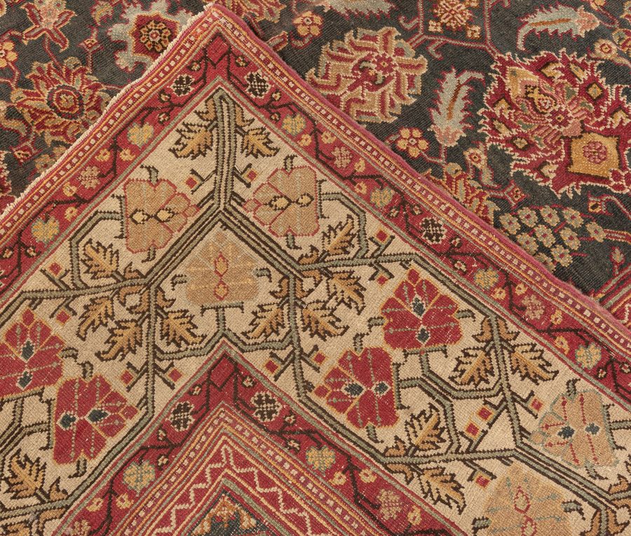 Antique Indian Amritsar Handmade Wool Rug BB5564