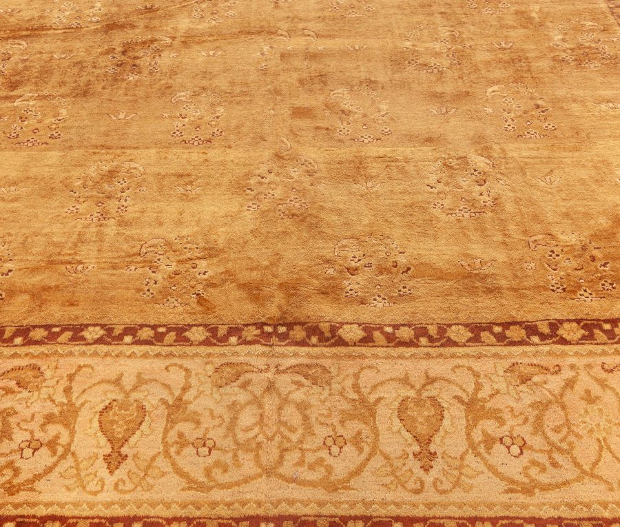 Antique Indian Amritsar Handmade Wool Rug BB5570