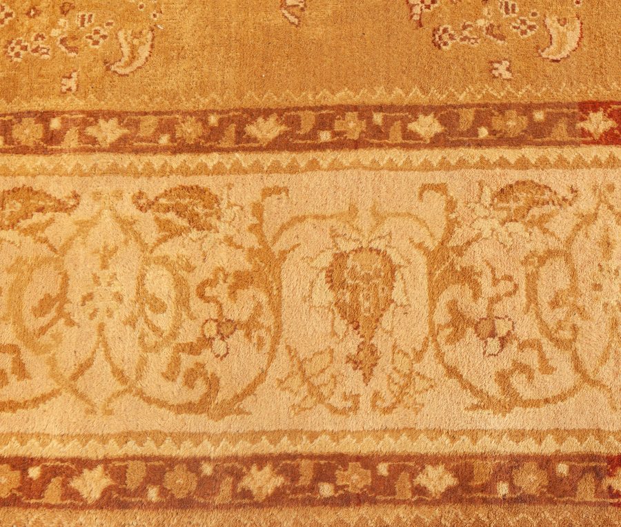 Antique Indian Amritsar Handmade Wool Rug BB5570
