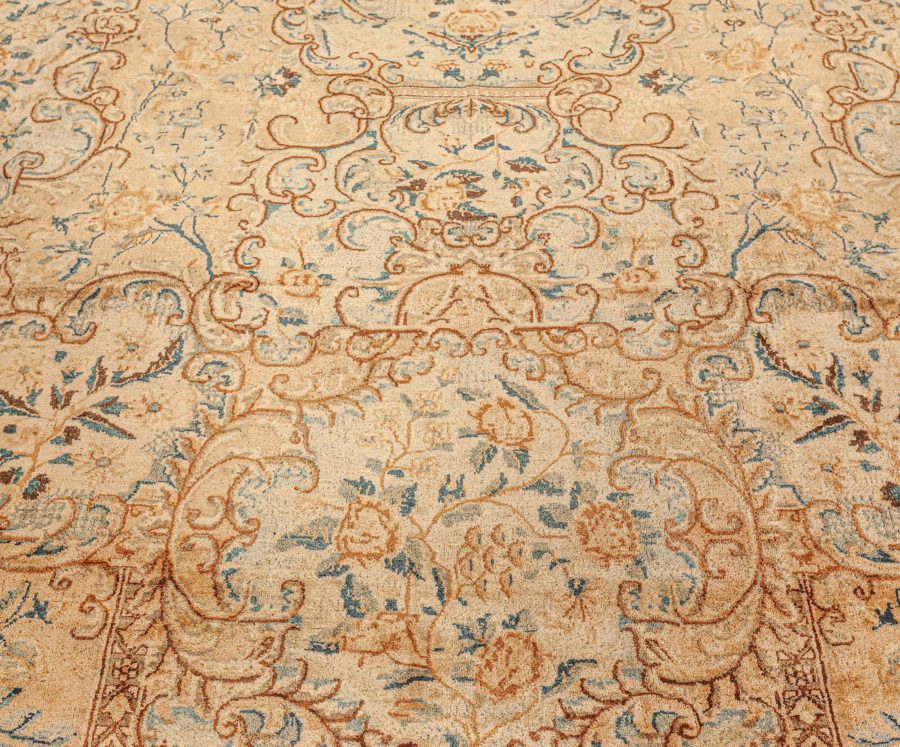 Antique Persian Kirman Handmade Wool Rug BB5577