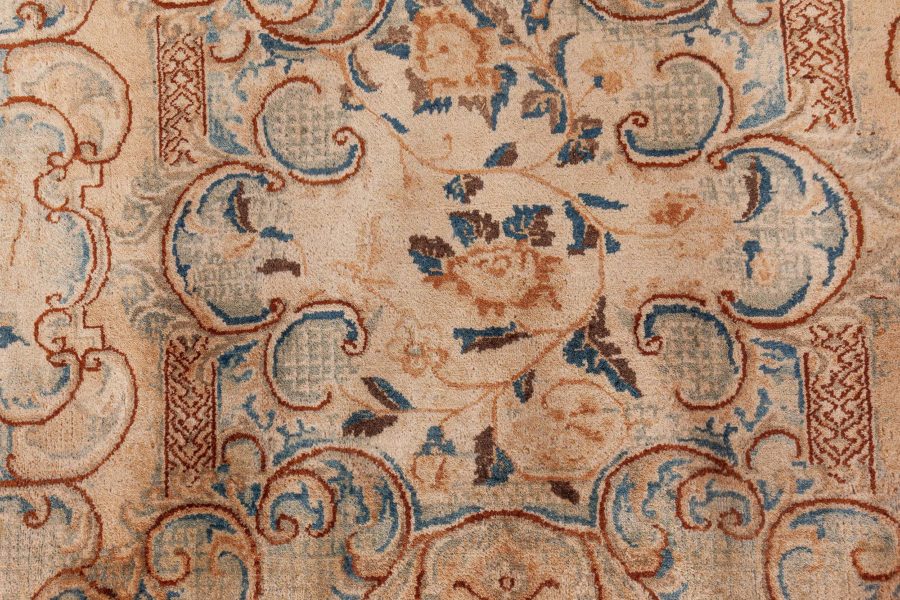 Antique Persian Kirman Handmade Wool Rug BB5577