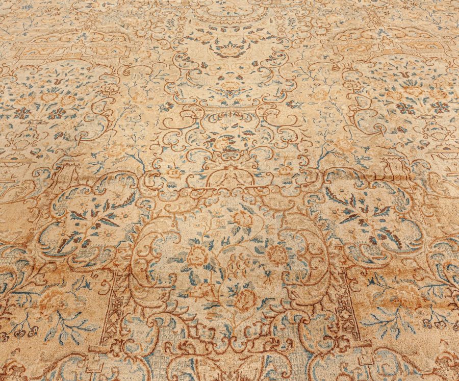 Antique Persian Kirman Handmade Wool Rug BB5577