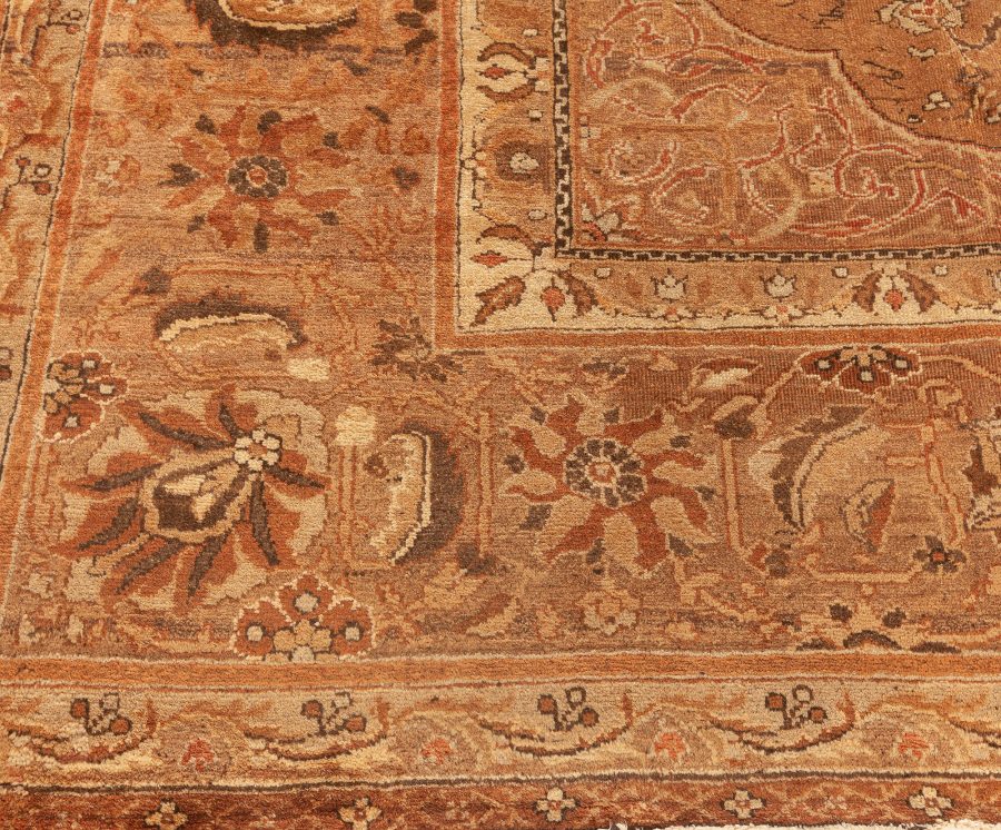 Fine Antique Indian Amritsar Handmade Wool Carpet BB5600