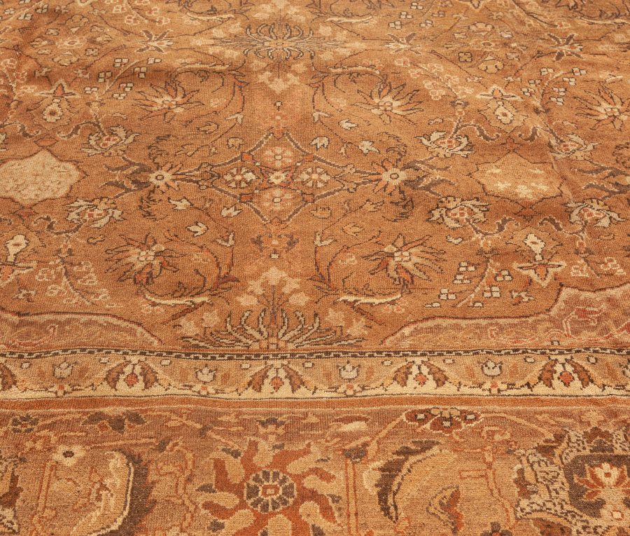 Fine Antique Indian Amritsar Handmade Wool Carpet BB5600
