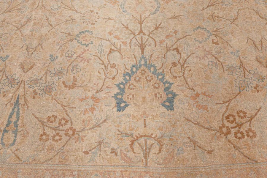 Fine Antique Persian Meshad Animal Hand Knotted Wool Carpet BB5606