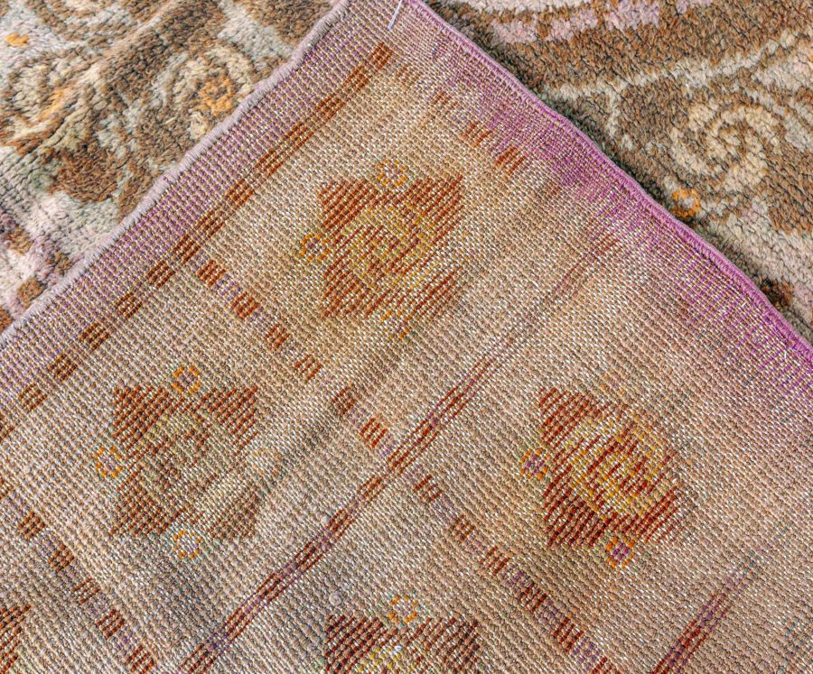 Vintage French Art Deco Handwoven Wool Carpet BB5655
