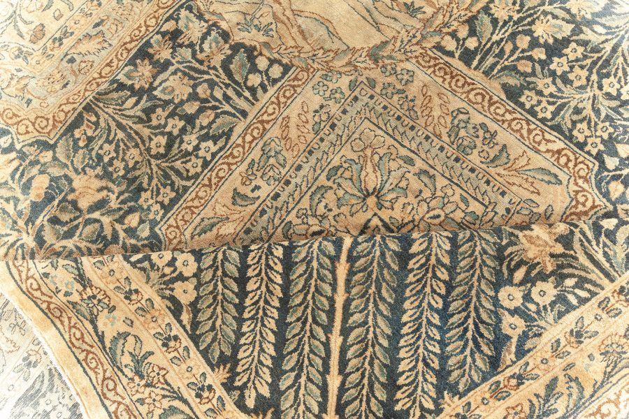 Fine Antique Persian Kirman Handmade Wool Rug BB5735