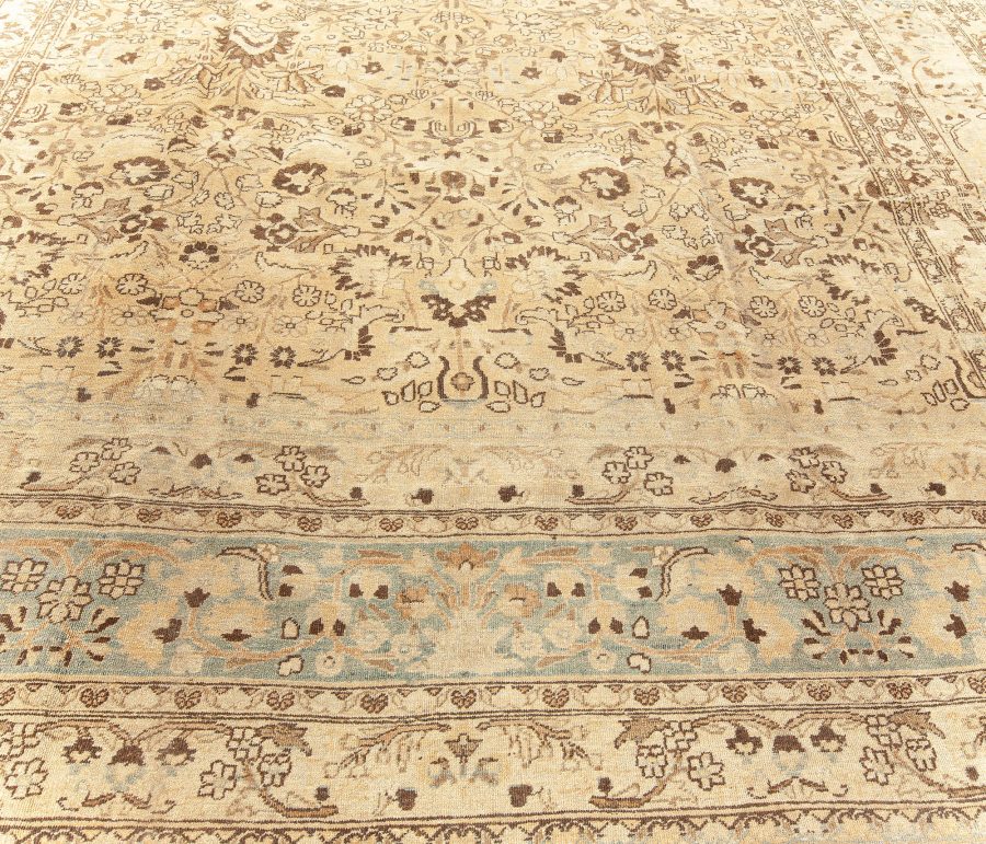 Antique Persian Meshad Handmade Wool Rug BB5770
