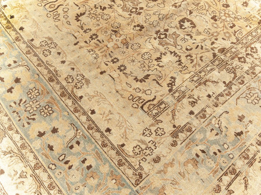 Antique Persian Meshad Handmade Wool Rug BB5770