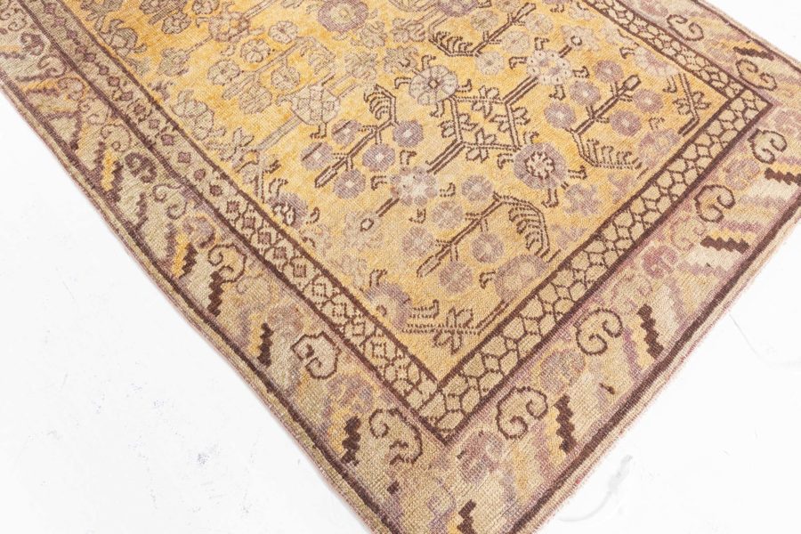 High-quality Vintage Samarkand Handmade Wool Rug BB5805