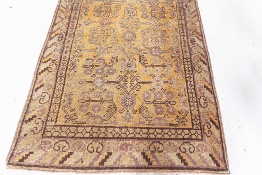 High-quality Vintage Samarkand Handmade Wool Rug BB5805