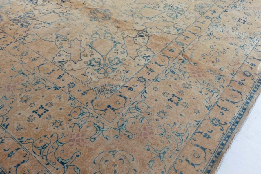 Authentic Persian Tabriz Vintage Handmade Carpet BB5889