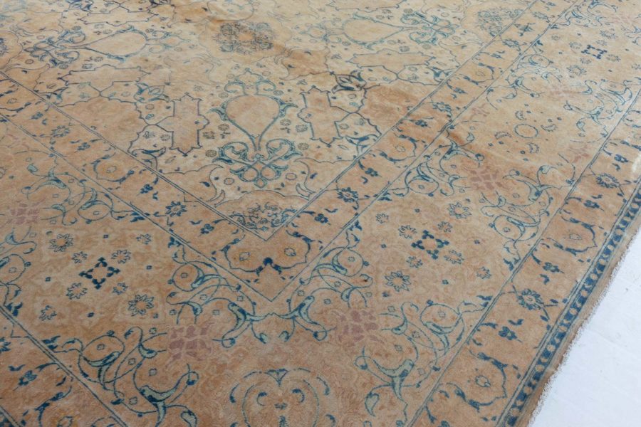 Authentic Persian Tabriz Vintage Handmade Carpet BB5889