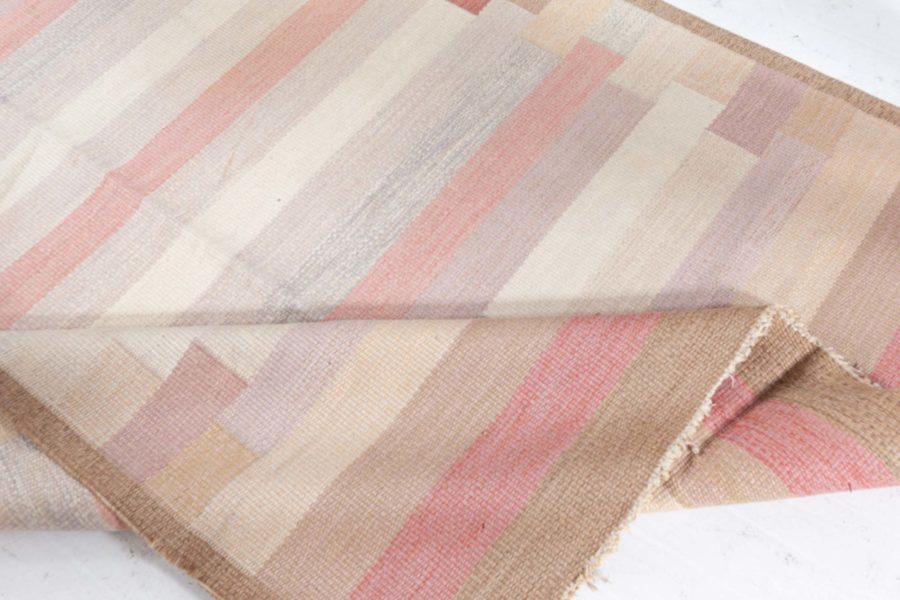 Mid-20th century Swedish Multicolored Flat-Weave Rug by Anne Marie Boberg BB5883