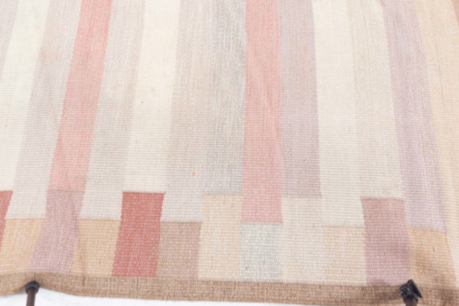 Mid-20th century Swedish Multicolored Flat-Weave Rug BB5883