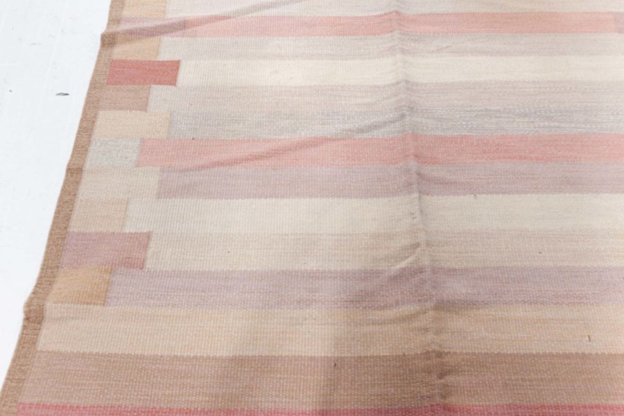Mid-20th century Swedish Multicolored Flat-Weave Rug BB5883
