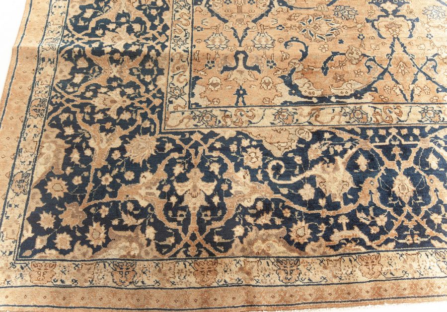 Fine Antique Persian Tabriz Handmade Wool Carpet BB5927