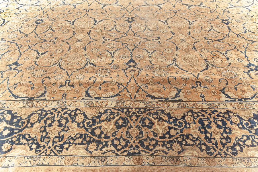 Fine Antique Persian Tabriz Handmade Wool Carpet BB5927