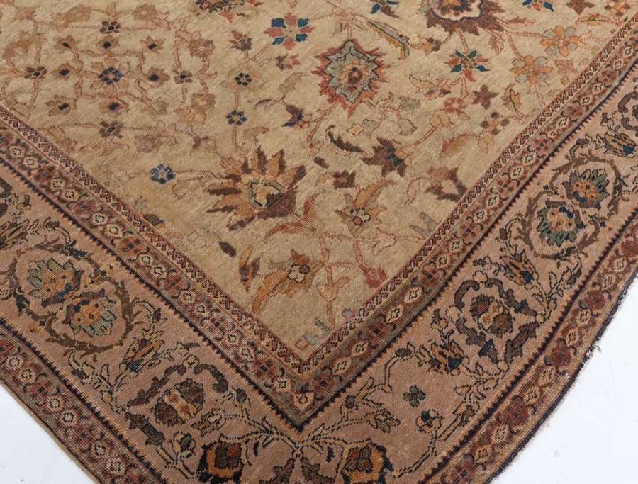 Authentic Persian Sultanabad Handmade Wool Rug BB5935