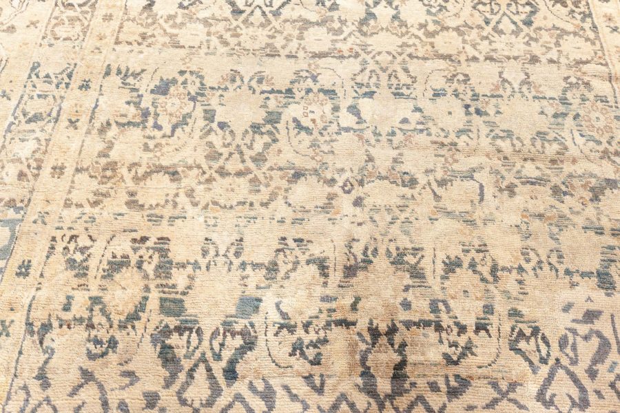 Fine Antique Persian Meshad Handmade Wool Rug (Size Adjusted) BB5975