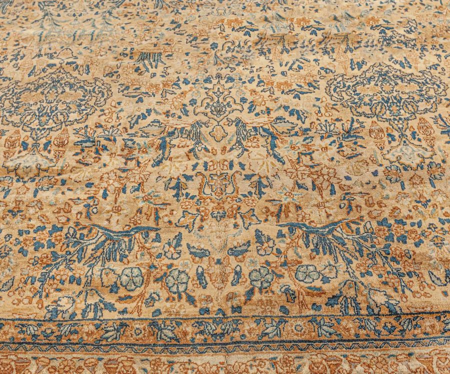 Fine Antique Persian Kirman Handmade Wool Rug BB5980