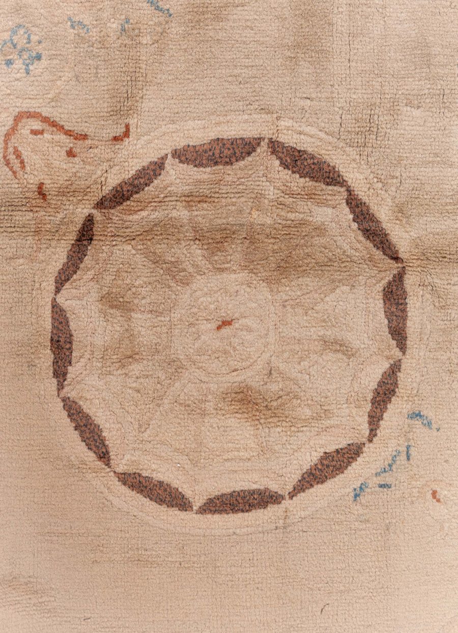 Authentic Savonnerie Handmade Wool Rug BB6136