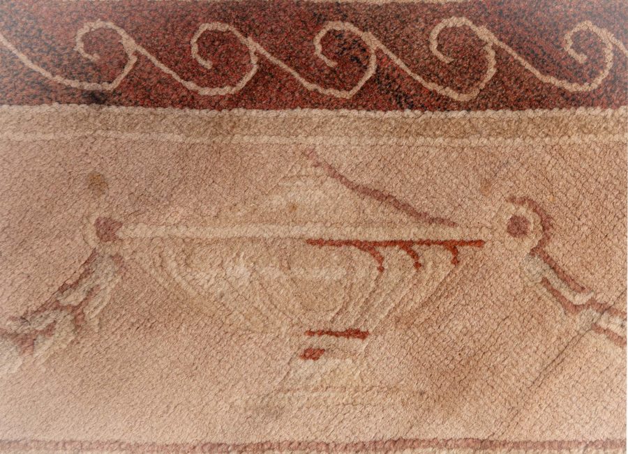 Authentic Savonnerie Handmade Wool Rug BB6136