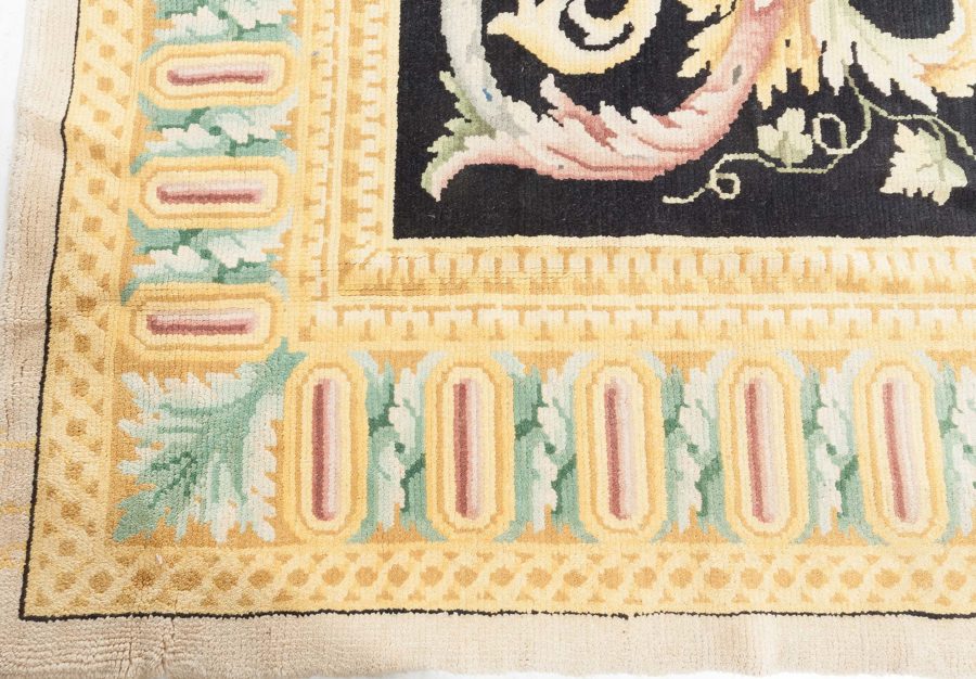 Oversized Vintage Spanish Savonnerie Rug BB6138