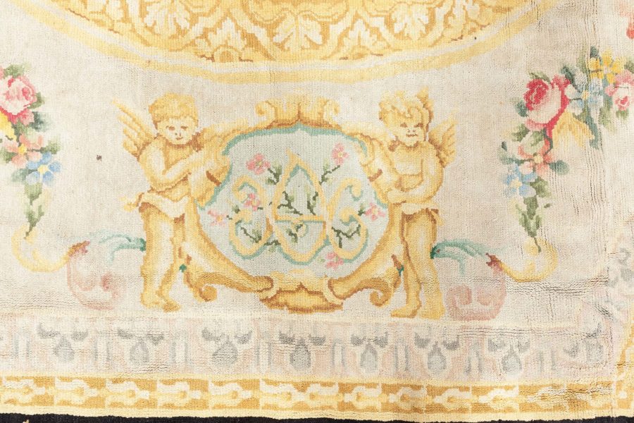 Oversized Vintage Spanish Savonnerie Rug BB6138