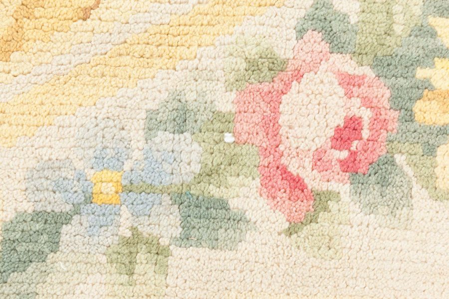 Oversized Vintage Spanish Savonnerie Rug BB6138