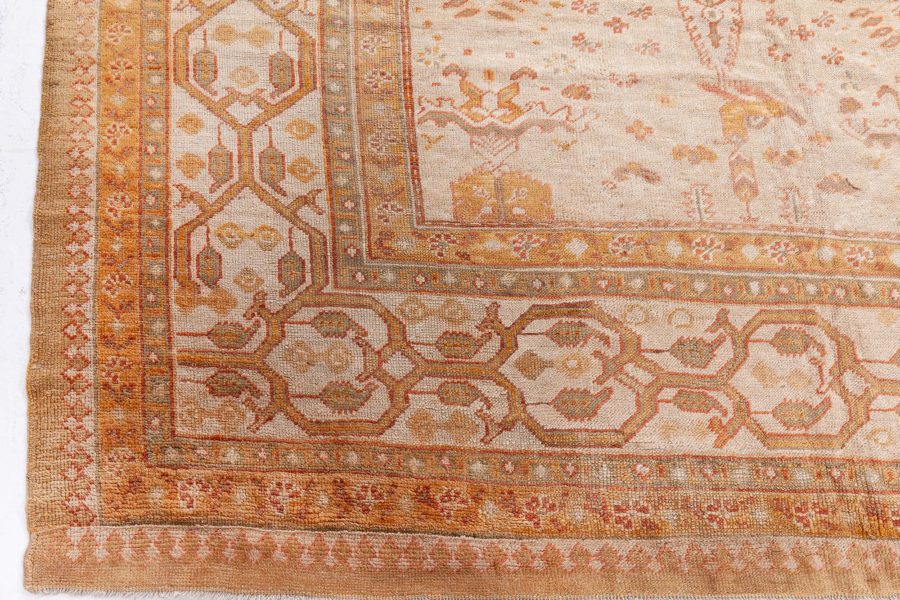 Antique Turkish Oushak Rug BB6161