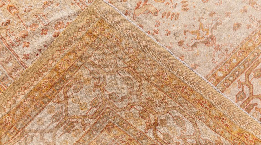 Antique Turkish Oushak Rug BB6161