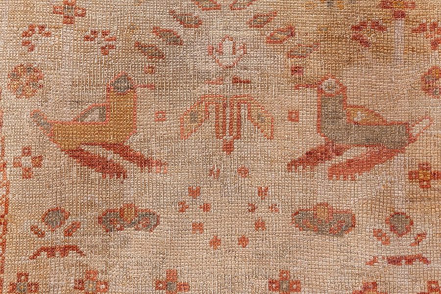 Antique Turkish Oushak Rug BB6161