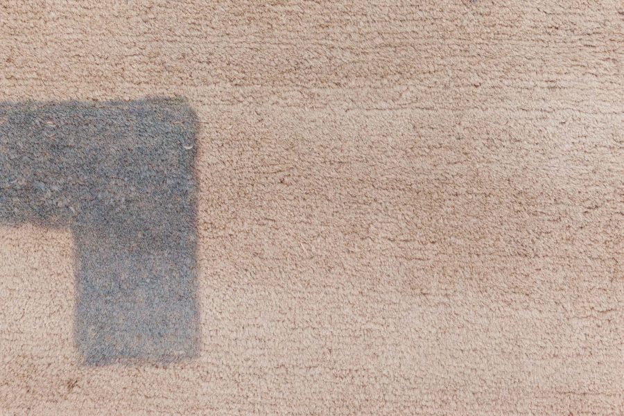 Mid-20th Century Art Deco Chinese Handwoven Wool Rug in Steel Gray Color BB6221