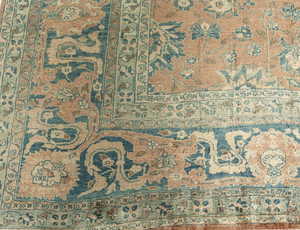 Authentic Persian Tabriz Handmade Wool Rug BB6222