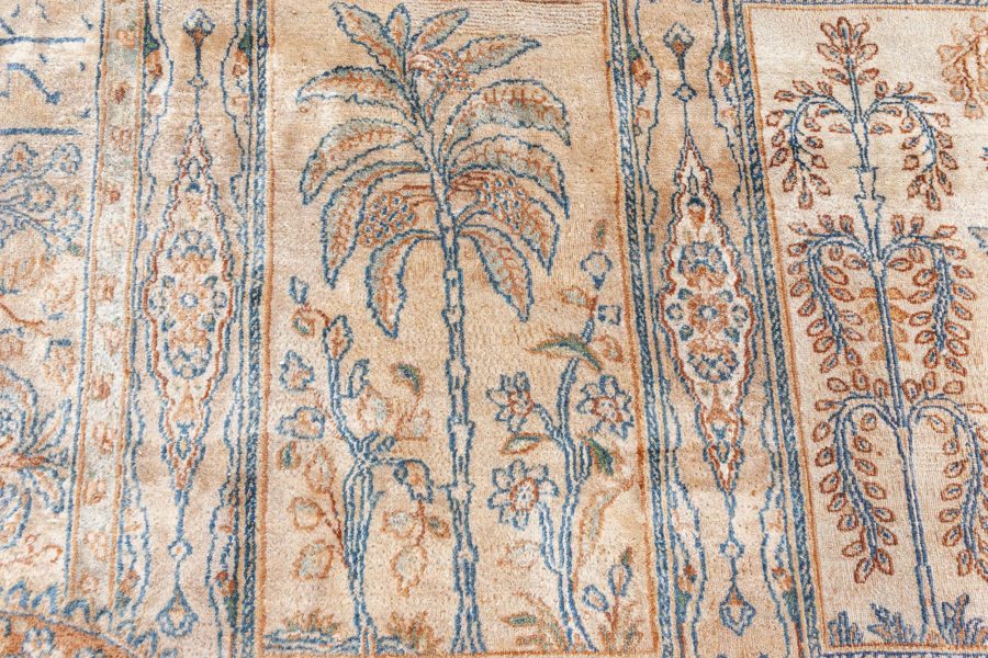 Authentic Early 20th Century Persian Kirman Handmade Wool Carpet BB7113