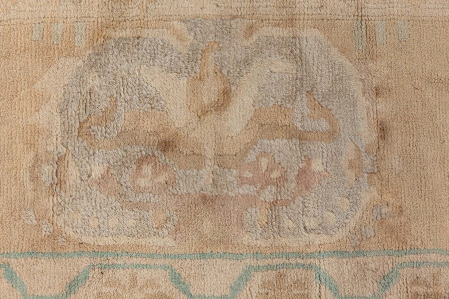 Vintage Chinese Art Deco Handwoven Wool Rug BB7134