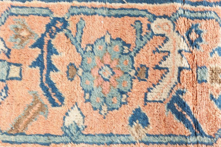 Authentic 19th Century Persian Sultanabad Handmade Wool Rug BB7222