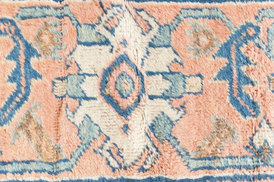Authentic 19th Century Persian Sultanabad Handmade Wool Rug BB7222