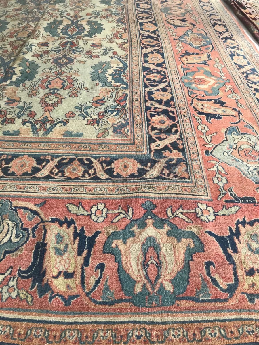 Late 19th Century Large Persian Khorassan Rug BB7227