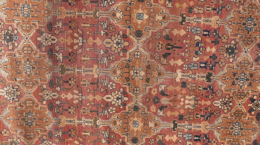 Fine Antique Indian Handmade Carpet BB7238