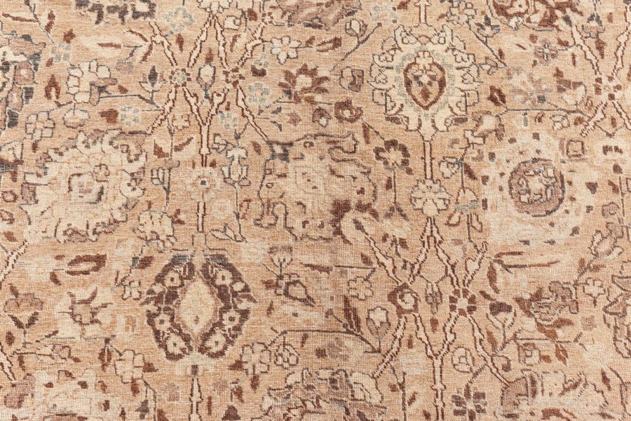 Authentic Early 20th Century Persian Tabriz Handmade Wool Carpet BB7283