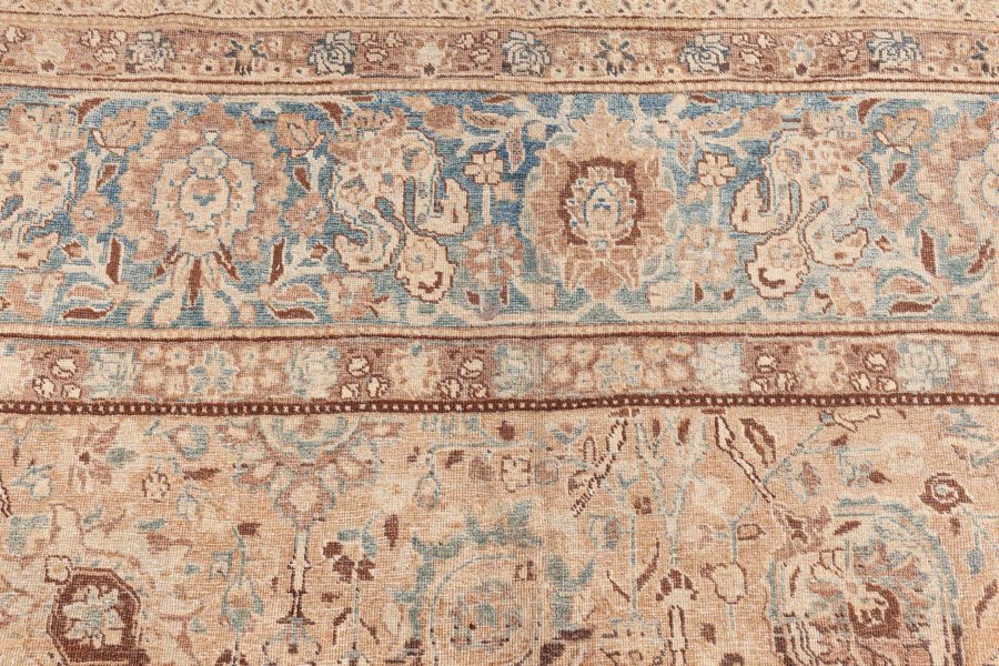 Authentic Early 20th Century Persian Tabriz Handmade Wool Carpet BB7283