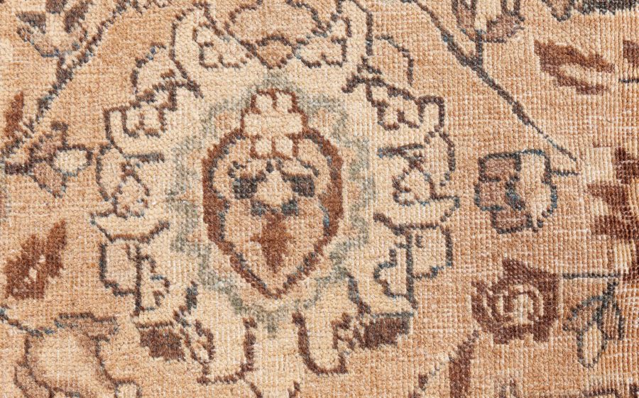 Authentic Early 20th Century Persian Tabriz Handmade Wool Carpet BB7283