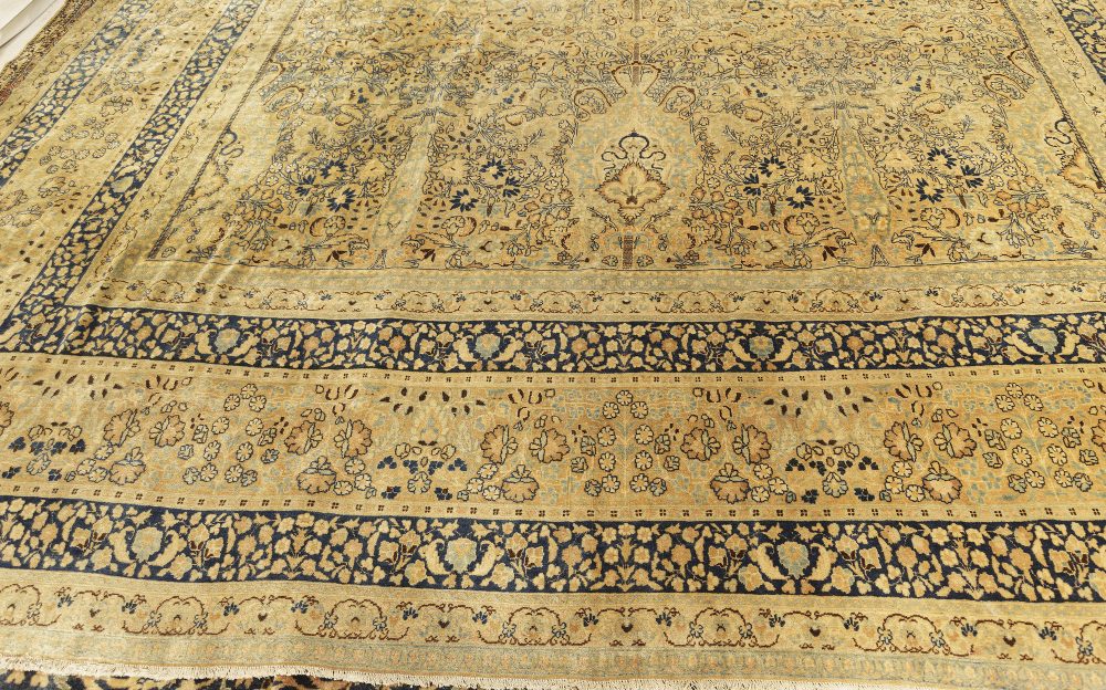 Authentic Persian Meshad Handmade Wool Carpet BB7316